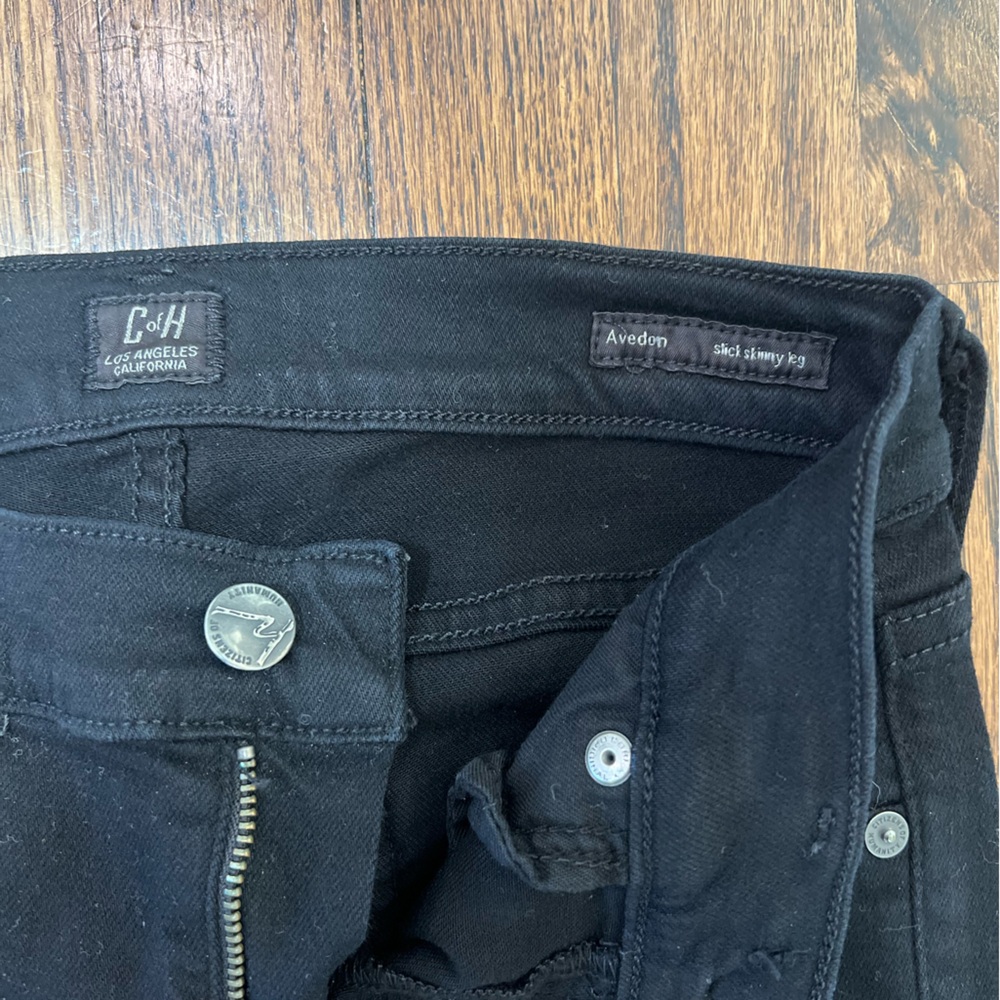 Citizens of Humanity size 27 black skinny jeans with stretch